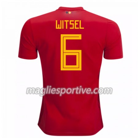Completo Calcio Belgio Witsel 6 Divisa Prima Mondiali 2018